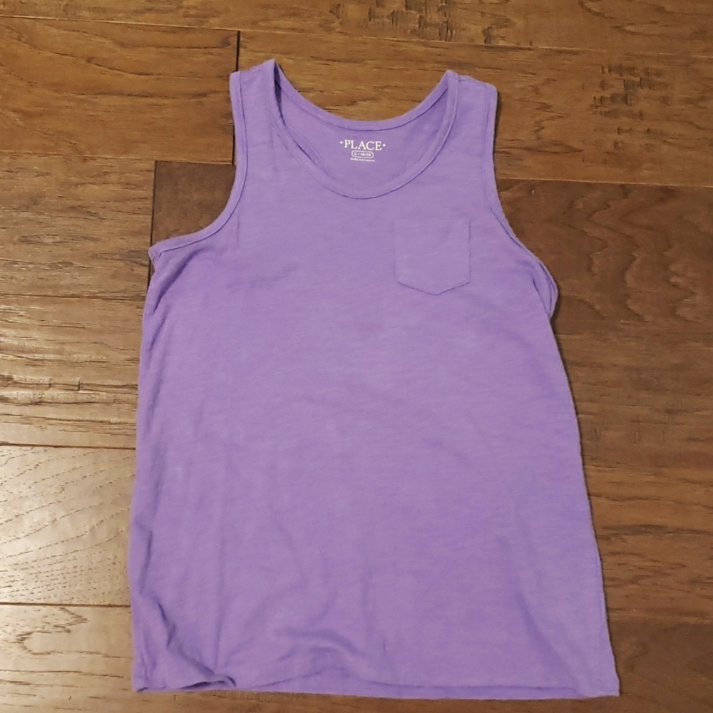 Sz L girls, purple, Place tanktop